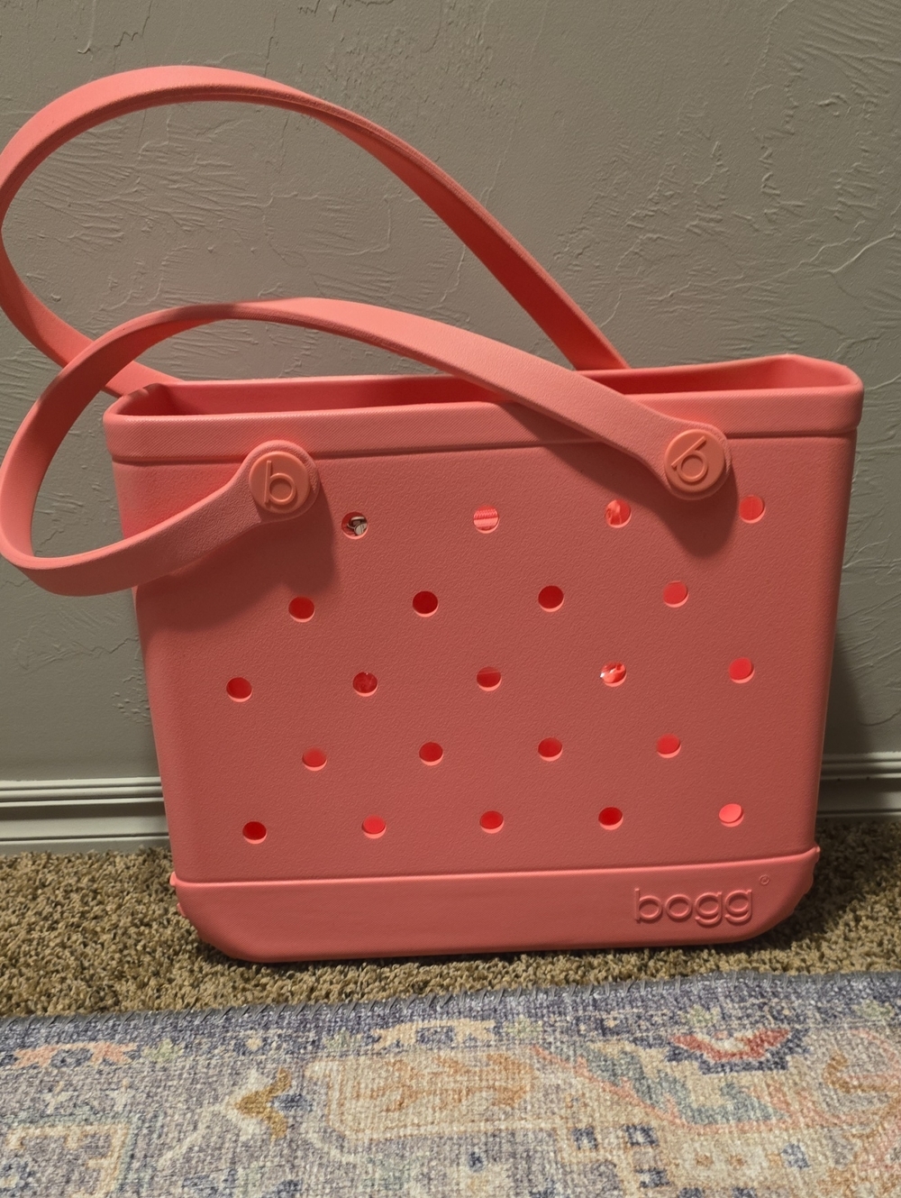 bogg Bag Coral Pink Medium Tote -